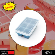 6 Grid Silicone Ice Tray used in all kinds of places like household kitchens for making ice from water and various things and all.