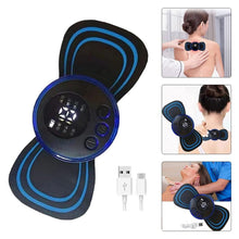 Portable USB Neck Massager Electric Neck Massager,  Enhancer Mini Cervical Massager EMS Lymphatic Drainage Massage with Cable