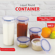 Close-up of airtight food storage container showing secure locking mechanism.