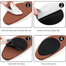 Non-Slip Shoe Pads, Rubber Shoe Sole Protector Pads, Self-Adhesive Shoe Grips Pads Stickers Non Skid for Ladies Shoes, High Heels, Boots