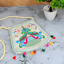 Handcrafted Cotton Embroidered Shoulder Bag / Purse for Girls & women (1 Pc / 9 Inch / Mix Desing)