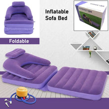 Inflatable sofa bed