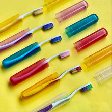 6-piece plastic toothbrush covers, anti-bacterial design