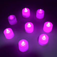 Pink LED tealight candle for home decor