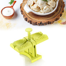 Dumpling Maker Mold,Double Head Dumpling Mold Wrap Two At A One Time,Household Dumpling Maker Mould, Easy-Tool for Making Dumplings ,Dumpling Press Mold Kitchen Accessories