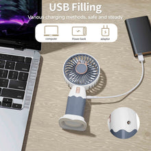 USB desk fan close-up