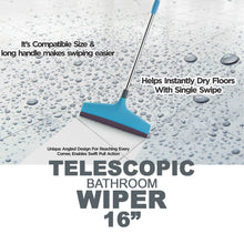 Floor wiper with adjustable rod for easy use.