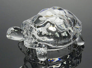 Crystal tortoise statue for Vastu and Feng Shui decor