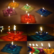 Multicolor candle cup set with various shapes