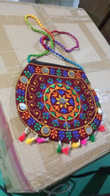 Handcrafted Cotton Embroidered Shoulder Bag / Purse for Girls & women (1 Pc / 9 Inch / Mix Desing)