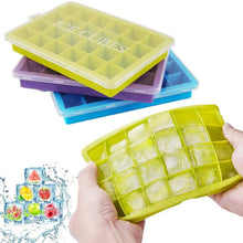 Silicone Ice Cube Trays 24 Cavity Per Ice Tray [Multicolour]