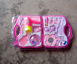 Makeup kit with foldable case for kids