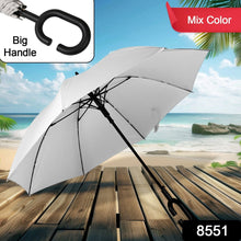 8551 Umbrella Summer Sun and Rain Protection Foldable Cute Umbrella & C-Shaped Handle || UV Protection Rain Sun Umbrella || Travel Accessories || Umbrella for Children, Girls, and Boys (1 Pc / Mix Color)