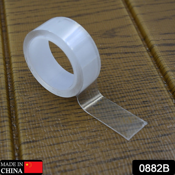 Reusable double-sided sticky tape.