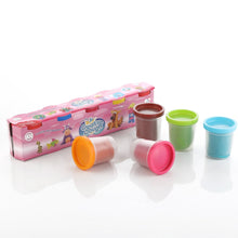 Pack of 5 non-toxic dough clay in 50 grams, 5 colors