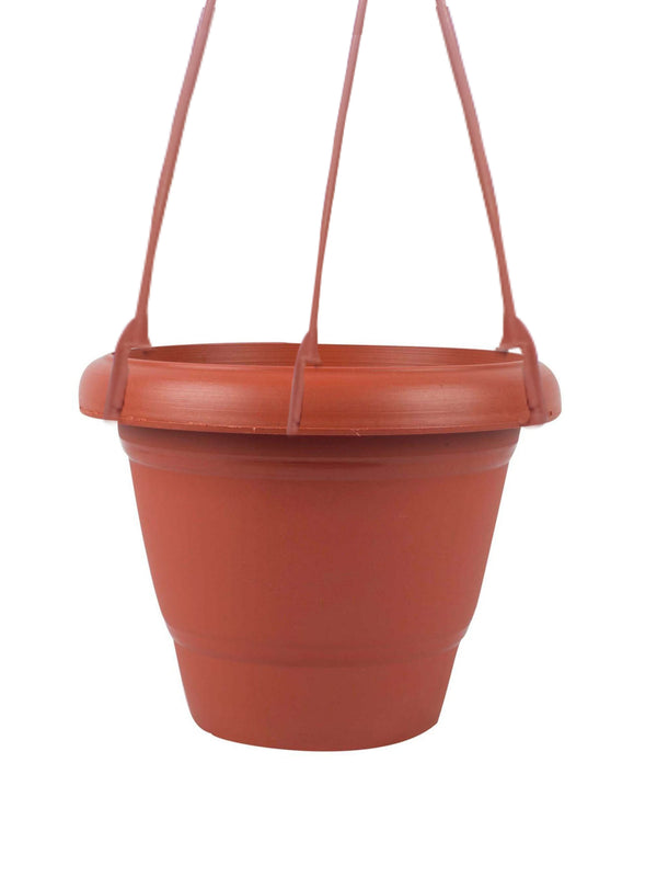 Hanging flower pot with rope