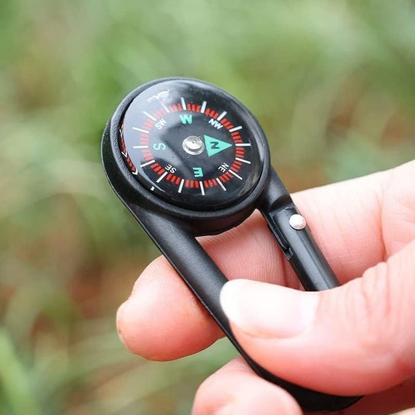 Clip Snap Hook Mini Compass (1 Pc / Mix Design)